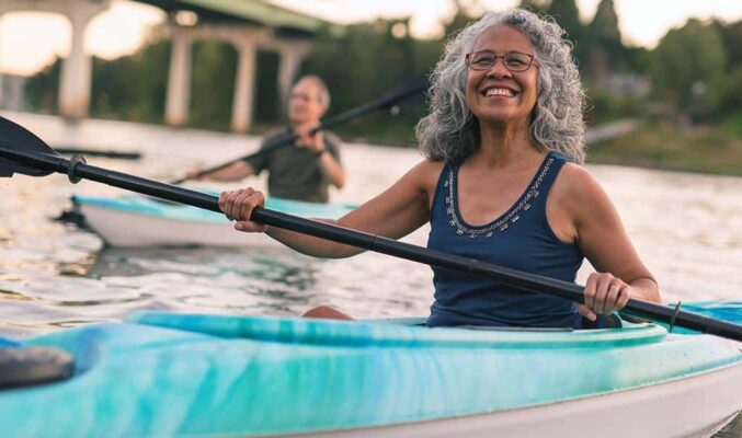 Woman in Kayak