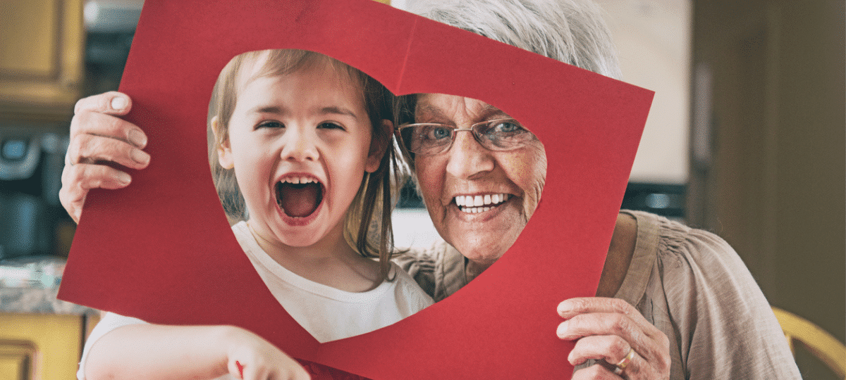 Grandmother & Granddaughter valentine's day